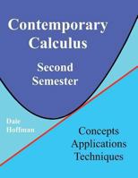 Contemporary Calculus Second Semester 1494346796 Book Cover
