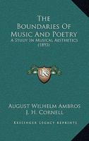 The Boundaries of Music and Poetry: A Study in Musical Aesthetics 1017077835 Book Cover