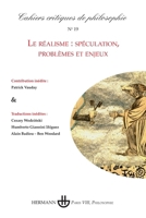 Cahiers critiques de philosophie n°19: Le réalisme: spéculation, problèmes et enjeux (French Edition) 270569546X Book Cover