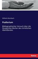 Psalterium 1147295077 Book Cover