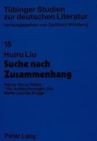Suche Nach Zusammenhang: Rainer Maria Rilkes «Die Aufzeichnungen Des Malte Laurids Brigge» 3631453434 Book Cover