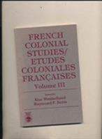 French Colonial Studies 0819150738 Book Cover