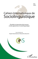 Cahiers Internationaux de Sociolinguistique: Pluralité et interaction des terrains et des approches en sociolinguistique (French Edition) 2343048363 Book Cover