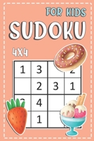 4x4 Sudoku For Kids: Beginner Sudoku Puzzle Books For Kids Good Logic Challenge (Sudoku Books for Kids) 1676293728 Book Cover