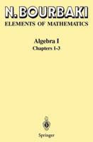 Algebre: Chapitres 1 a 3 3540193731 Book Cover