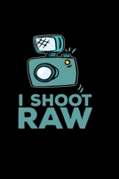 I shoot raw: 6x9 Photography - dotgrid - dot grid paper - notebook - notes 1698831439 Book Cover