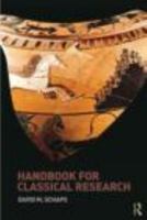 Handbook for Classical Research 0415425239 Book Cover