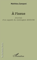 À l'issue: Journal d'un appelé du contingent 2000/08 (Rue Des Écoles) (French Edition) 2343156220 Book Cover