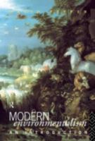 Modern Environmentalism: An Introduction 0415057450 Book Cover