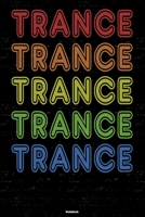 Trance Notebook: Trance Retro Music Journal 6 x 9 inch 120 lined pages gift 1661130283 Book Cover