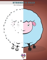 Strokes & Fills - Kawaii Volume 1: More challenging than just connecting dots! B0CKZ4MGVC Book Cover