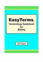 EasyTerms Terminology Guidebook for Botany 1449512496 Book Cover