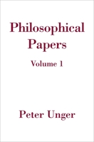 Philosophical Papers: Volume One 0195155521 Book Cover