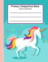 Primary Composition Book: Primary Composition Notebook K-2. Picture Space And Dashed Midline, Primary Composition Notebook, Composition Notebook for Kindergarten, Composition Notebook 1080493069 Book Cover