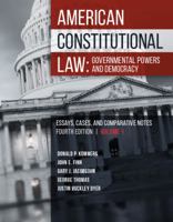 American Constitutional Law : Governmental Powers and Democracy 168328903X Book Cover