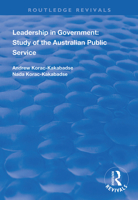 Leadership in Government: Study of the Australian Public Service 1138334979 Book Cover