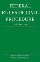 Federal Rules of Civil Procedure; 2020 Edition: With Statutory Supplement 1640020721 Book Cover