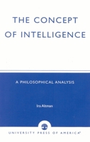 The Concept of Intelligence 0761807373 Book Cover