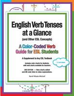 English Verb Tenses at a Glance, Second Edition: New Charts Added 1519173156 Book Cover