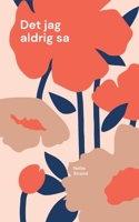 Det jag aldrig sa: diktsamling 9180270883 Book Cover