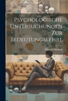 Psychologische Untersuchungen Zur Bedeutungslehre 1020257768 Book Cover