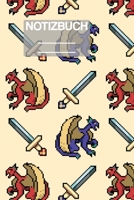 Notizbuch A5 Muster Zeichnung Drachen Schwert Ritter Mittelalter: • 111 Seiten  • EXTRA Kalender 2020 •  Einzigartig •  Liniert •  Linie •  Linien  • Geschenk • Geschenkidee (German Edition) 1710595523 Book Cover