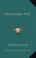 Die Gewere (1872) 1272159949 Book Cover