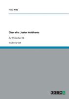 �ber die Lieder Neidharts: Zu Winterlied 16 3640367936 Book Cover