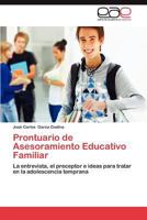 Prontuario de Asesoramiento Educativo Familiar 365900961X Book Cover