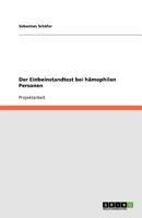 Der Einbeinstandtest bei h�mophilen Personen 364098319X Book Cover