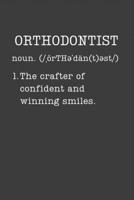 Orthodontist: Funny Dental Gifts - Small Lined Writing Journal or Notebook (Card Alternative) (Definition, Humor) 1697466109 Book Cover