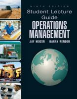 Student Lecture Guide: Operations Management 0136025692 Book Cover