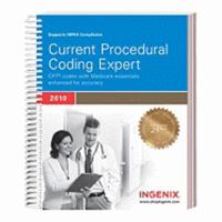 Current Procedural Coding Expert 2010: CPT Codes With Medicare Essentials Enhanced for Accuracy (CPT EXPERT 160151283X Book Cover