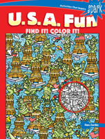 SPARK U.S.A. Fun  Find It! Color It! 0486818934 Book Cover