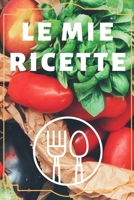 Le mie RICHETTE: Quaderno per annotare le proprie ricette. 120 pagine. 15cm X 22 cm. coppertine flessibile , colori vivaci. (Italian Edition) 1675087636 Book Cover