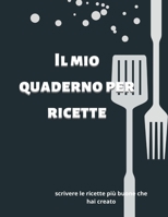 Il mio quaderno per ricette: Quaderno per annotare le proprie ricette preferite, regalo per doona, per mamma per nonna, 110 pagine. B084GF99RY Book Cover