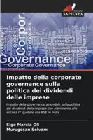 Impatto della corporate governance sulla politica dei dividendi delle imprese 6209378536 Book Cover