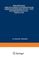 Ergebnisse Der Hygiene Bakteriologie Immunitatsforschung Und Experimentellen Therapie: Zwanzigster Band Fortsetzung Des Jahresberichts Uber Die Ergebnisse Der Immunitatsforschung 3642905358 Book Cover