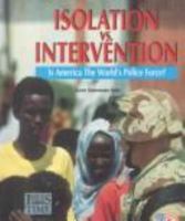Isolation V. Intervention (Issues of Our Time) 0805038809 Book Cover