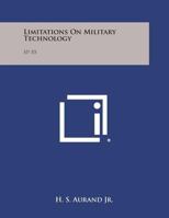 Limitations on Military Technology: Sp-55 125867663X Book Cover