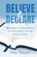 Believe & Declare: 40 Bible Nuggets to Decree Over Your Life B0CJ9Y3SJX Book Cover