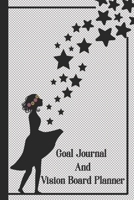 Goal Journal and Vision Board Planner: Organize And Reach Your Objectives This Year Classic Gray Checked Cover 1691057339 Book Cover