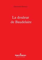 La douleur de Baudelaire (HR.VERTIG.LANGU) (French Edition) B07MG12JGN Book Cover