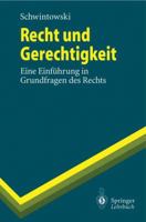 Recht Und Gerechtigkeit: Eine Einfuhrung in Grundfragen Des Rechts 354060426X Book Cover