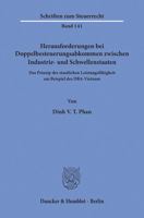 Herausforderungen Bei Doppelbesteuerungsabkommen Zwischen Industrie- Und Schwellenstaaten: Das Prinzip Der Staatlichen Leistungsfahigkeit Am Beispiel 3428156897 Book Cover