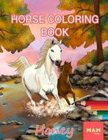 Horse Coloring Book: Anti-Stress Coloring Book 3948672075 Book Cover