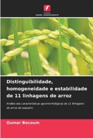 Distinguibilidade, homogeneidade e estabilidade de 11 linhagens de arroz (Portuguese Edition) 6630271793 Book Cover