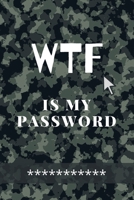 WTF Is my Password: Alphabetical Logbook to protect your Passwords Usernames and Websites Small Size 6 x 9 1716341566 Book Cover