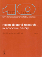 Recent Doctoral Research in Economic History: Proceedings of the Tenth International Economic History Congress, Leuven, August 1990 (D-sessions) (Studies in Social and Economic History) 9061863937 Book Cover