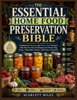 The Essential Home Food Preservation Bible: Traditional Pressure and Water Bath Methods with Step-by-Step Techniques for Preserving Fruits, Vegetables, Meats, and Pantry Staples B0H6H3DV5N Book Cover